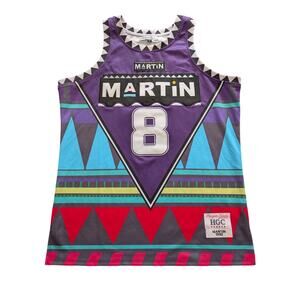 Headgear Classics Martin #8 IM The Man Sports Basketball Jersey Men's Size 2XL